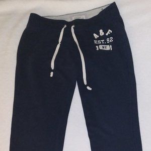 NEW Abercrombie & Fitch Sweatpants Low Rise-Navy